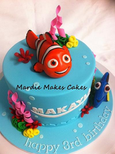 Nemo and Dory Cake - Cake by Mardie Makes Cakes