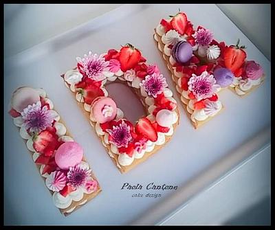 cream tart cake - Cake by paolina