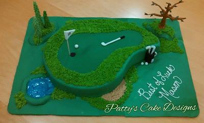 Golf  - Cake by Patty's Cake Designs