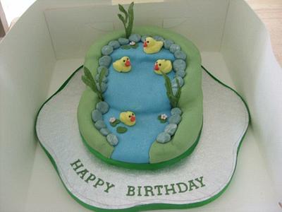 Duck pond - Cake by Chloes Cake Creations