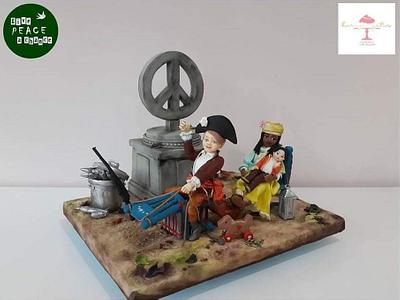 Give peace a change - Cake by Huriye Yetis 