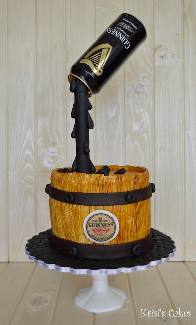 Cake Guinness beer - Cake by KRISICAKES
