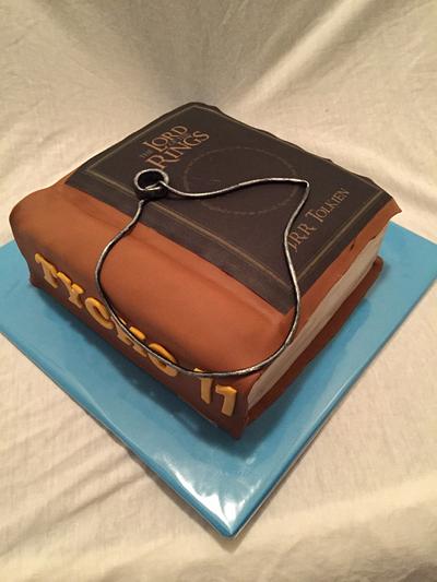 Lord of the Rings book - Cake by Vera12345