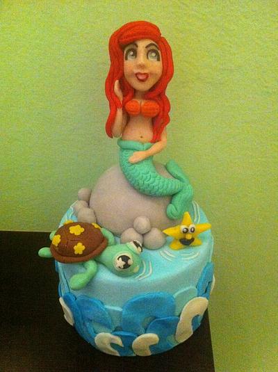 Ariel's cake - Cake by Noemielapdz