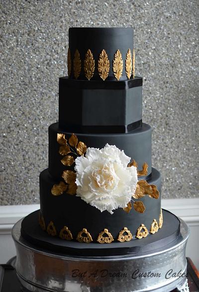 Black Wedding Cake - Cake by Elisabeth Palatiello