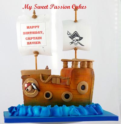 Pirate Cake for Captin Zavier - Cake by Beata Khoo
