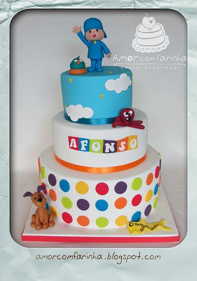 Pocoyo and friends - Cake by AmorcomFarinha