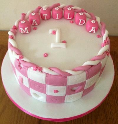 Matilda's 1st Birthday cake  - Cake by Natalie Dickinson 