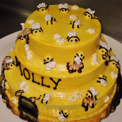 Honey Beehive cake Buttercream - Cake by Nancys Fancys Cakes & Catering (Nancy Goolsby)