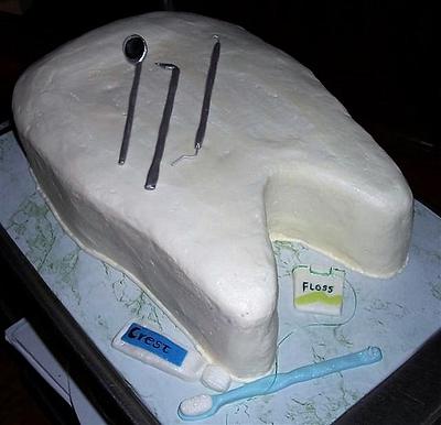 Grooms Cake- Big Tooth - Cake by BettyA