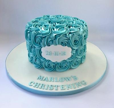 Christening cake - Cake by Canoodle Cake Company