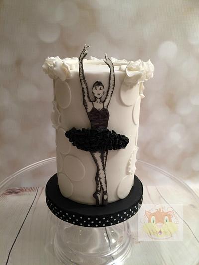 Ballerina cake - Cake by Elaine - Ginger Cat Cakery 