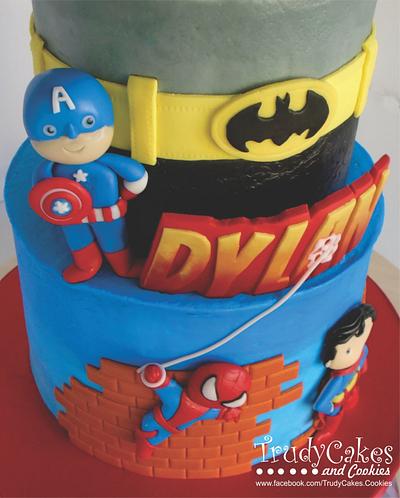 Little Superheroes - Cake by TrudyCakes