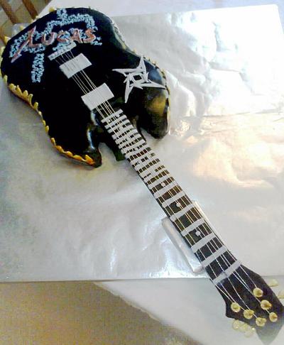 electric guitarr cake - Cake by karin nordlund
