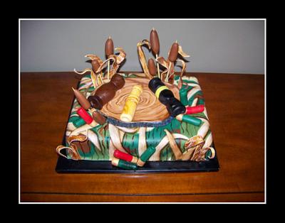 Duck hunters cake - Cake by SassyCakesandMore