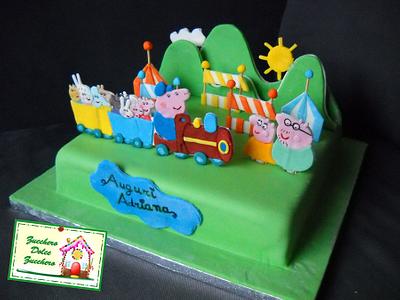 Torta Peppa Pig e la grande festa - Cake by Claudia Lucaroni