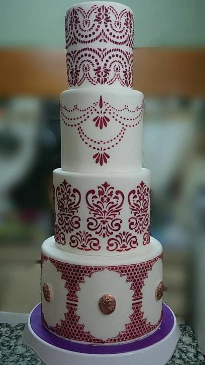 Wedding Cake - Cake by Sandra S Rivero