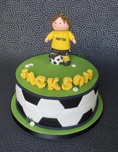 Football/Soccer Cake - Cake by Pam 