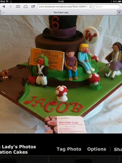 Charlie and the chocolate cake x  - Cake by Louise Hayes