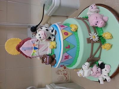 funny farm - Cake by jodie baker