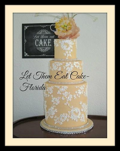 Peach Peony - Cake by Claire North