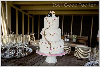 Blossom Wedding Cake - Cake by Zoet Goed Taarten