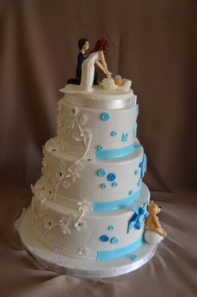 Wedding & Christening cake  - Cake by Georgia´s Cakes 