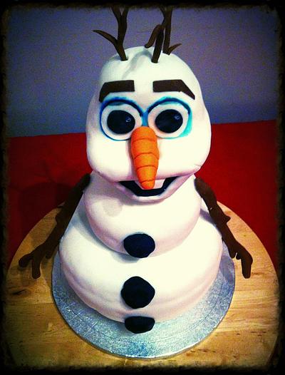 Olaf from frozen - Cake by EyeSeaDoughNuts