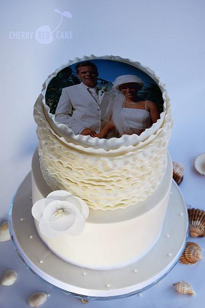 Wedding Anniversary cake  - Cake by Cherry Red Cake