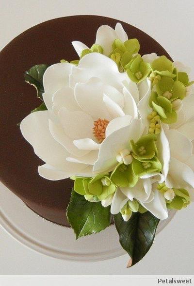 More Magnolias - Cake by Petalsweet