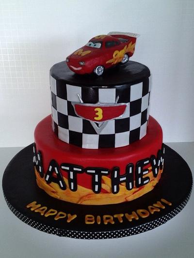 Lightning McQueen Cake - Cake by The Vagabond Baker