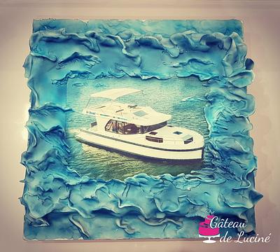 Ocean waves  - Cake by Gâteau de Luciné