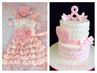 Dress Inspired - Cake by Mmmm cakes and cupcakes