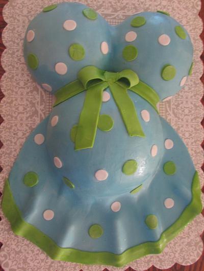 Baby Bump - Cake by Laura 