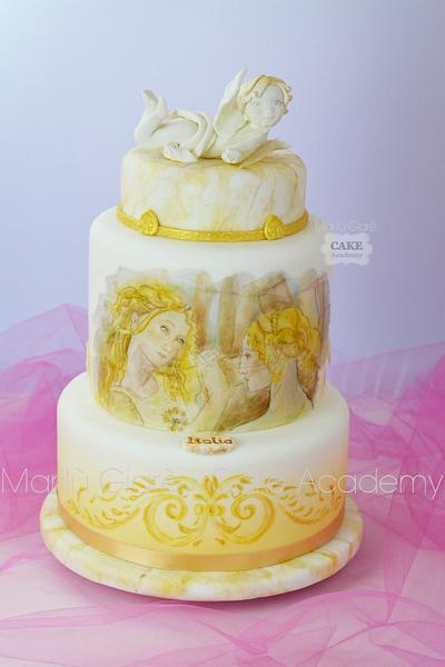 Sweet Fresco Cake - Torta Dolce Affresco - Cake by Marilu' Giare' Art & Sweet Style