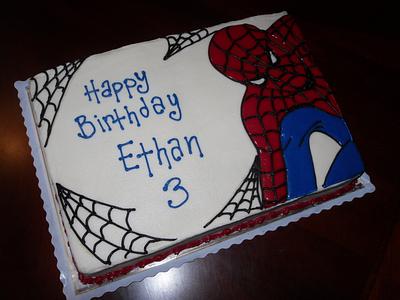 Spiderman Cake - Cake by Cathy Leavitt