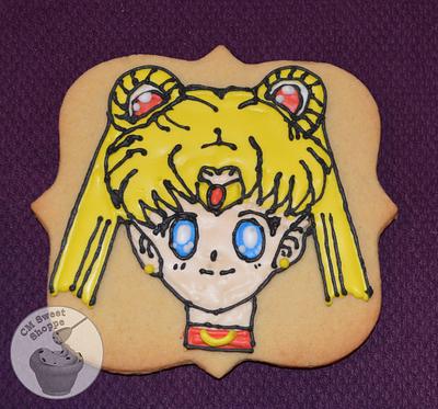 Sailor Moon Sugar Cookie - Cake by CM Sweet Shoppe