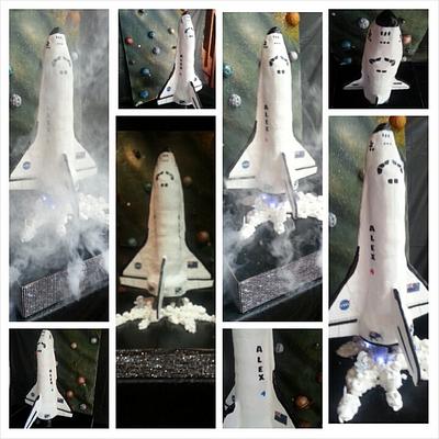Space shuttle cake - Cake by The Cake Engineer NZ