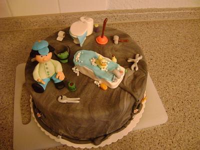 Plumbing cake - Cake by binesa