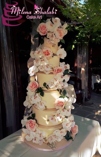 Wedding cake for my daughter - Cake by Milena Shalabi