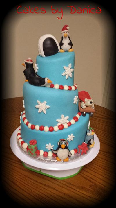 Penguin Cake - Cake by Chittenango Cakes