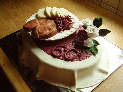 "60" - Cake by Stániny dorty