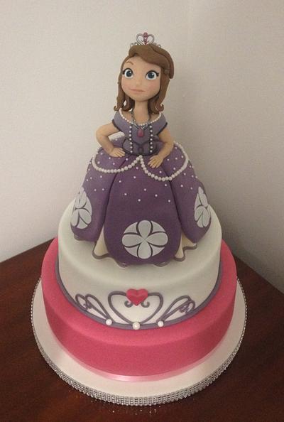 Princess Sofia the First by The Honeybee Cakery - Cake by The Honey Bee Cakery