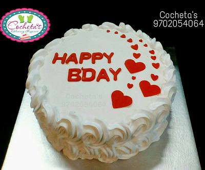 Happy birthday cake - Cake by Deepti