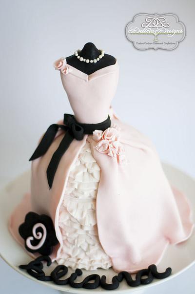 Pink Chic Dress - Cake by Delicia Designs