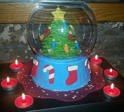 Snow Globe - Cake by Tracey