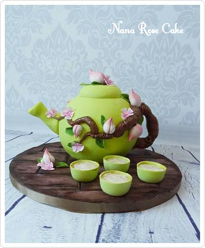 Tea pot cake  - Cake by Nana Rose Cake 