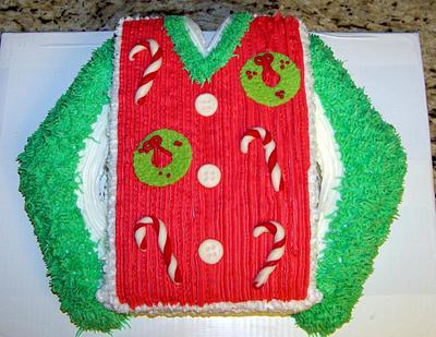 Ugly Christmas Sweater Cake - Cake by Bambi Pruch