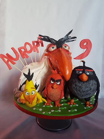 Angry birds cake  - Cake by lameladiAurora 