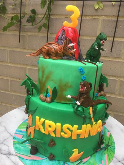 When Dinosaurs attack  - Cake by Cakesters